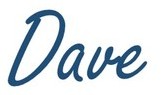 Custom signature of Dave Miller in tilted broad font